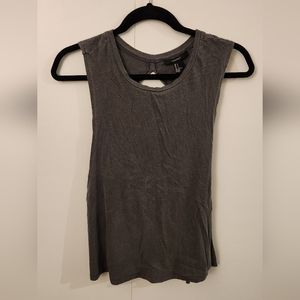 Forever 21 / open back grey tank top